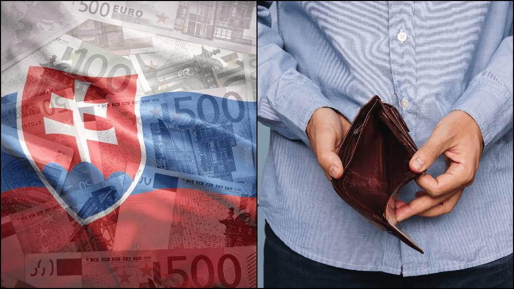 Mzdy na Slovensku klesajú
