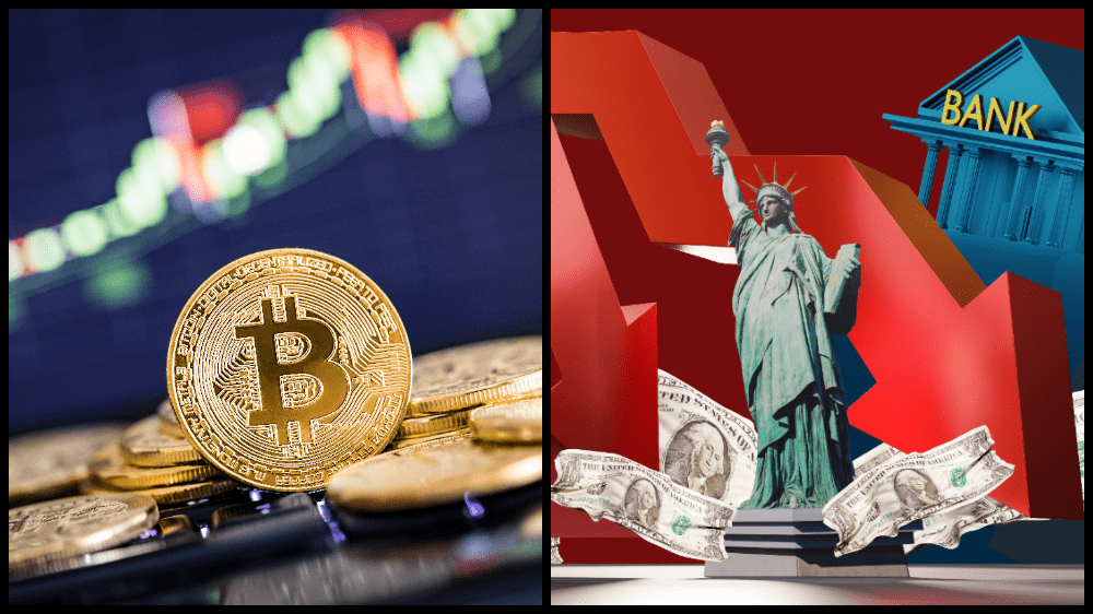 Porazí bitcoin padajúce banky?
