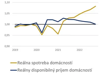 Spotreba a príjem slovenských domácností