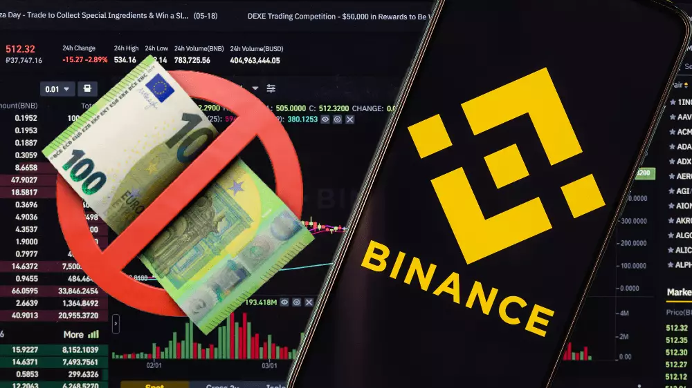 Binance stratí podporu pre eurové bankové prevody.