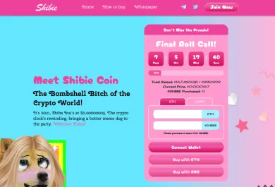 Shibie coin predpredaj pravé začal