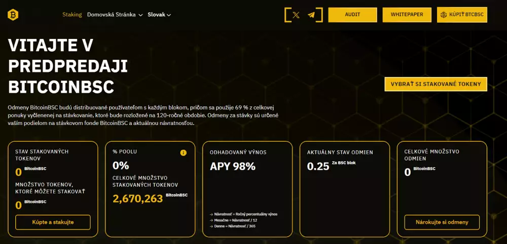 Vitajte v predpredaji Bitcoin BCS