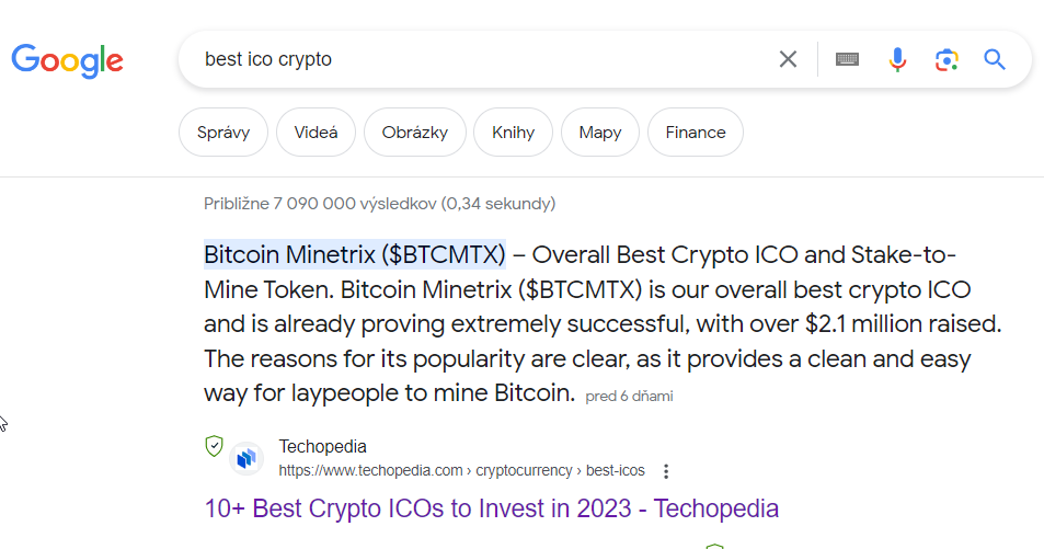 Bitcoin Minetrix je najlepšou ICO kryptomenou