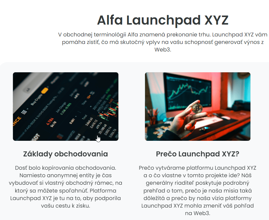 Launchpad pomáha generovať výnosy