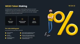 Staking tokenu Wexo