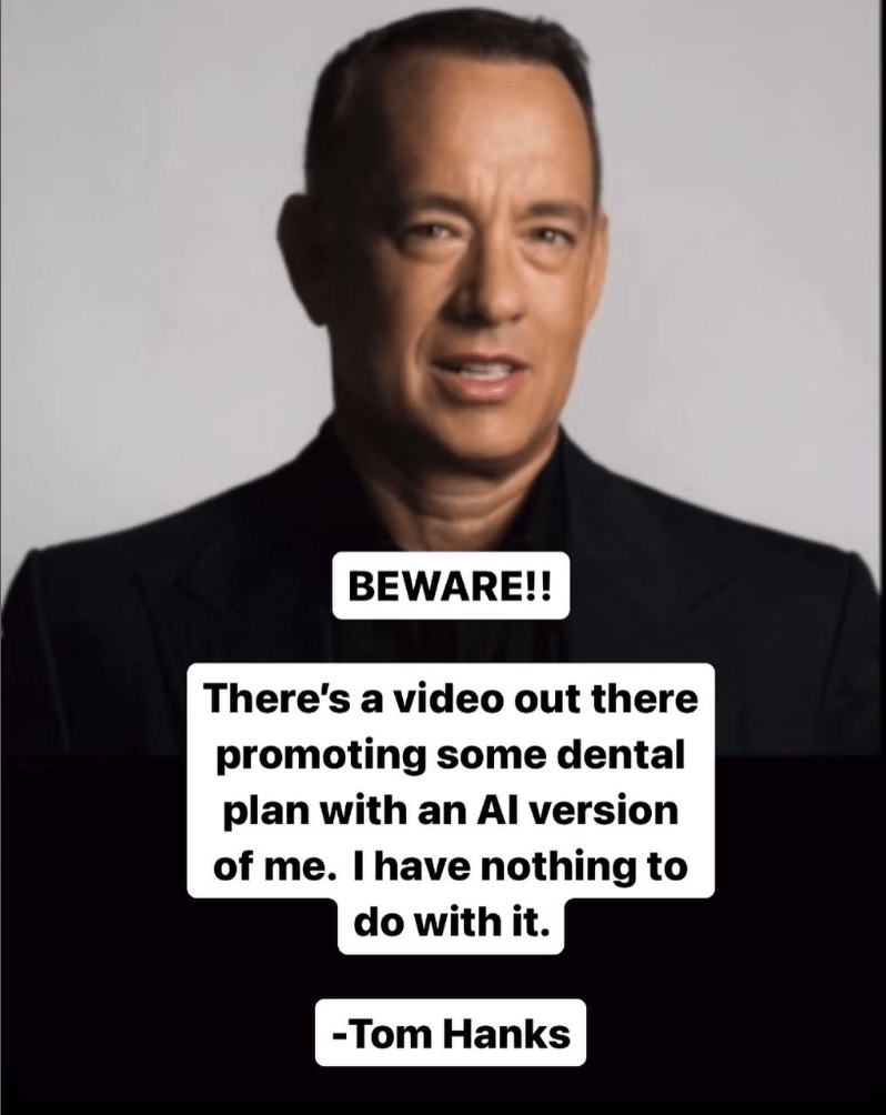 Tom Hanks varuje pred podvodem s jeho tvárou