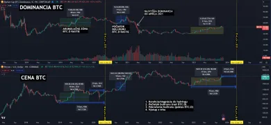 Bitcoin: dominancia verzus cena