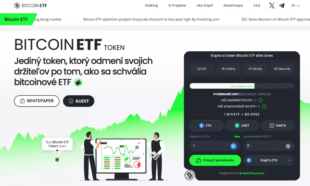 Bitcoin ETF token je skvelá alternatíva k Dogecoinu