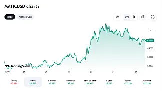 Pohľad na vývoj ceny MATIC