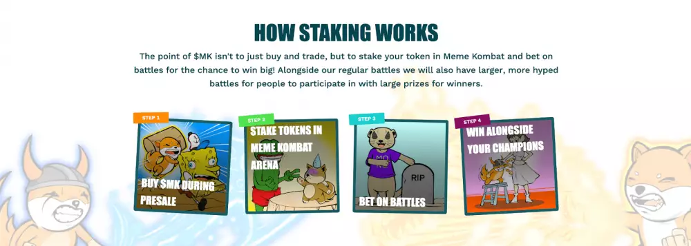 Staking Meme Kombat