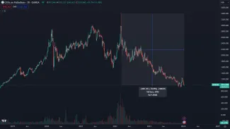 Paladium už dva roky klesá