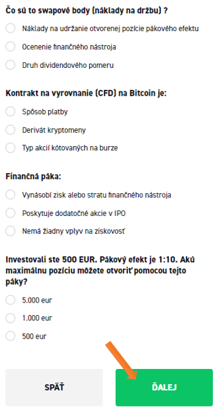 Finančný dotazník časť 3