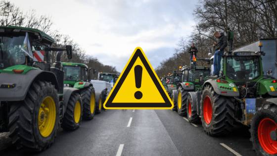 Polícia upozorňuje na traktory na cestách