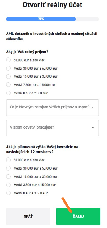 Príjem a investičné ciele