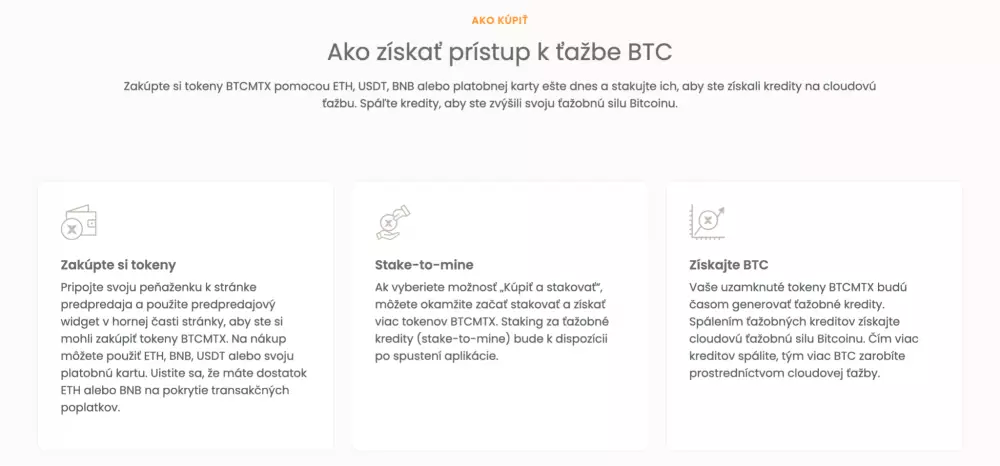 Ťažba na Bitcoinminetrix