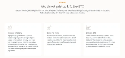 Ťažba na Bitcoinminetrix