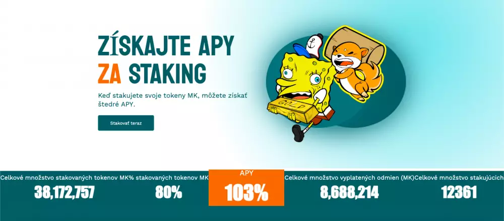 Získajte odmeny za staking