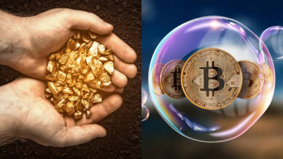 Bitcoin je v súčasnosti v bubline