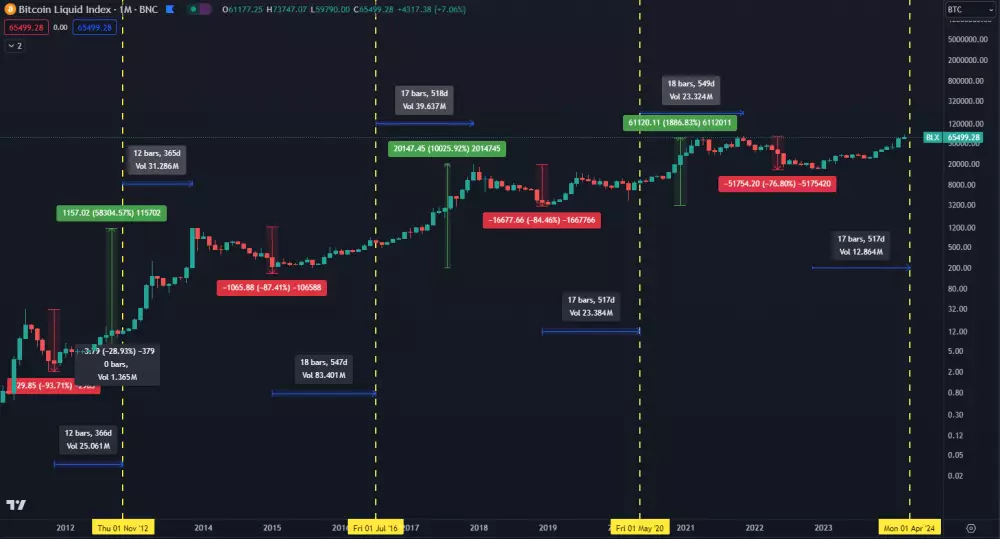 Bitcoinový index opakuje cykly