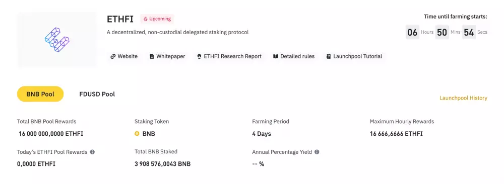 Farming tokenov ETHFI