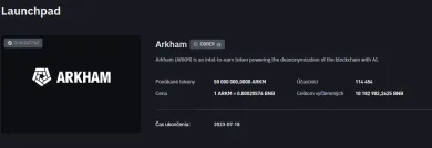 Launchpad kryptomeny Arkham