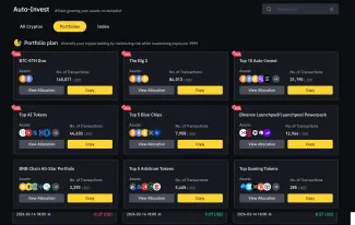 Rôzne portfólia pre automatické investovanie