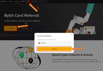 Žiadosť o Bybit Card