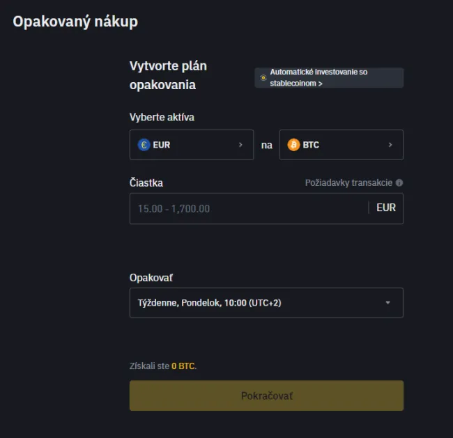 Automatické nakupovanie
