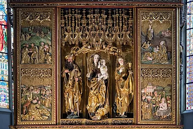 Drevený oltár v Levoči