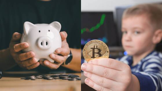 Šetrite Bitcoin pre dieťa