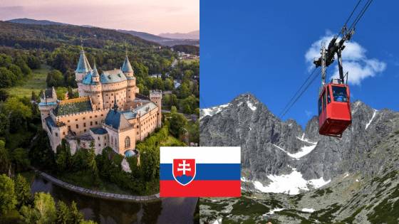 Slovensko a najkrajšie miesta