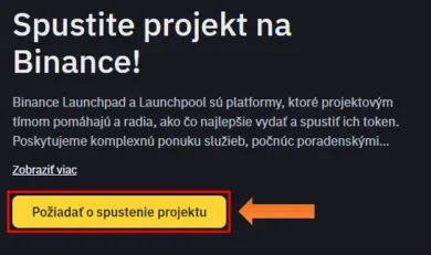 Spustenie vlastného projektu