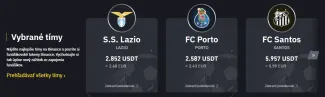 Tímy fanúšikovských tokenov