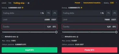 Trailing stop príkaz