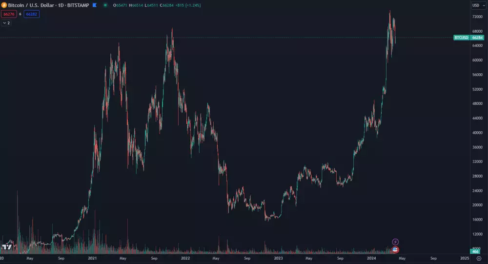 Volatilita Bitcoinu je extrémna