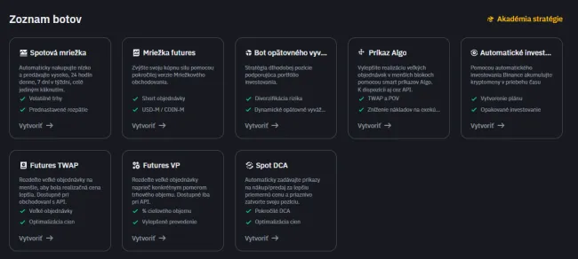 Zoznam botov