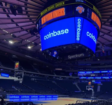 Coinbase ako sponzor v NBA
