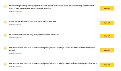 Júnové aktivity na Binance