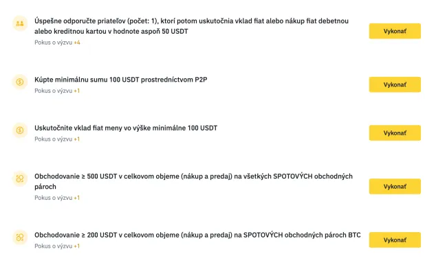 Júnové aktivity na Binance