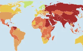Mapa slobody tlače