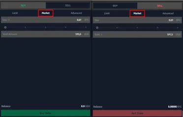 Market príkaz na BITmarkets