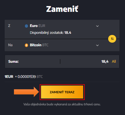 Nákup Bitcoinu