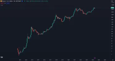 Nárast Bitcoinu od nuly po 70 000 dolárov