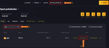 Spotová peňaženka BITmarkets