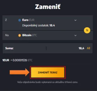 Zameniť teraz