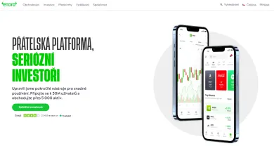 Domovská stránka eToro