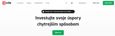 Domovská stránka XTB