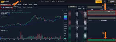 Nákup ETH na BITmarkets