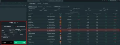 Nákup OMW akcií na XTB