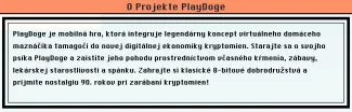 O projekte PlayDoge
